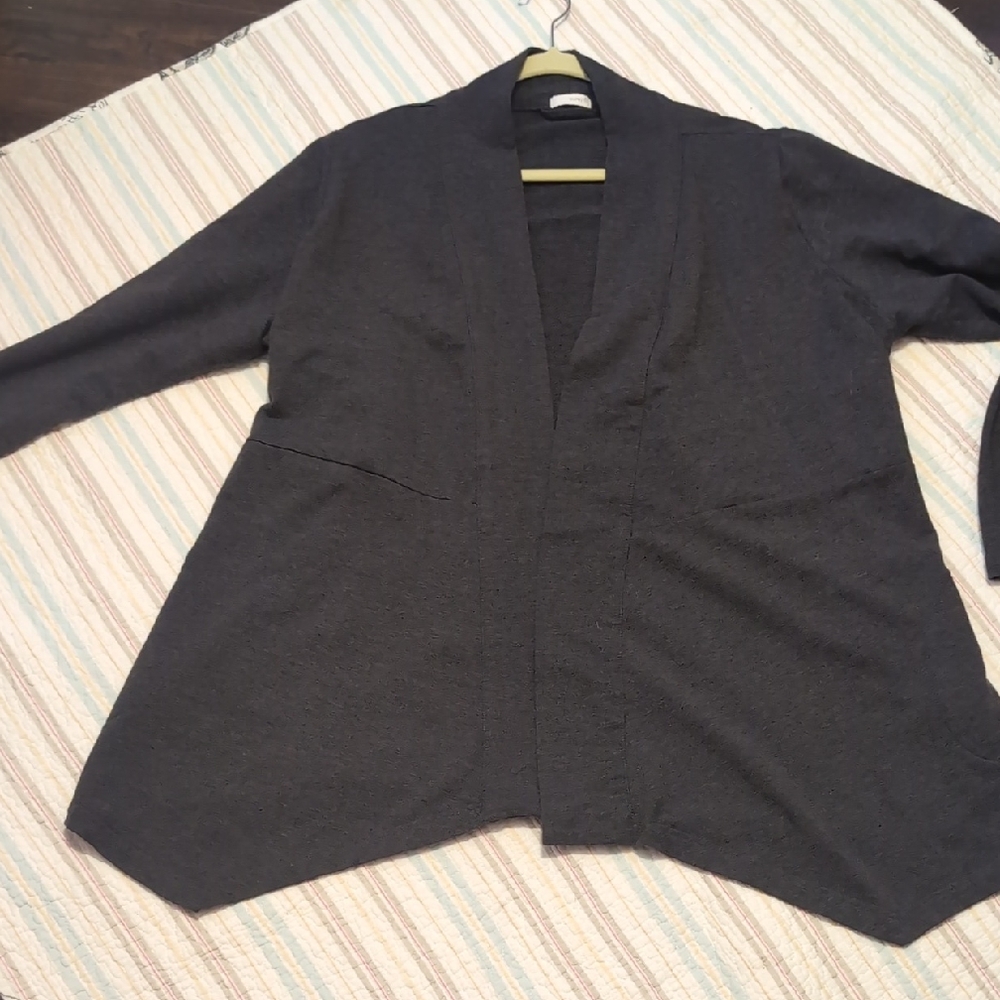 J Jill Dark Gray Cardigan
